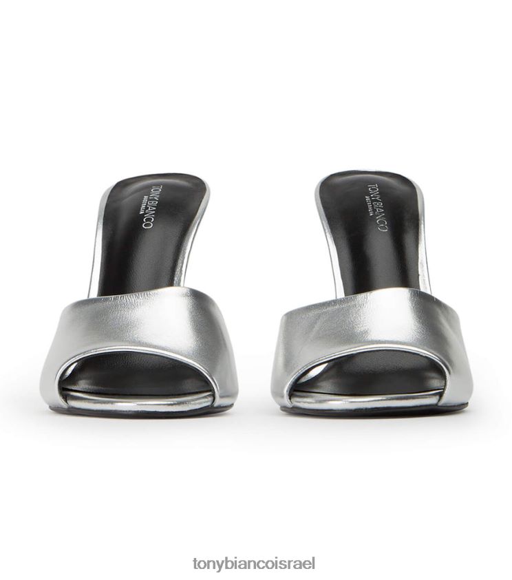 נעלי עקב | נשים נאפה מטאלי כסוף Tony Bianco עקבים רטרו 8BNR8T171